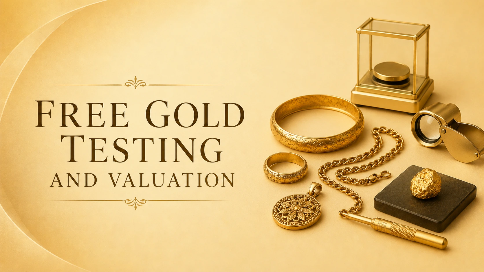 Free gold testing valuation and best gold buyer service